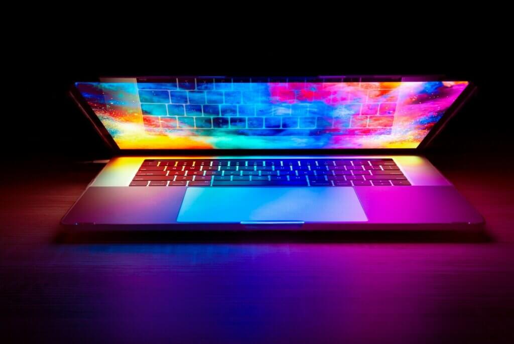 neon macbook