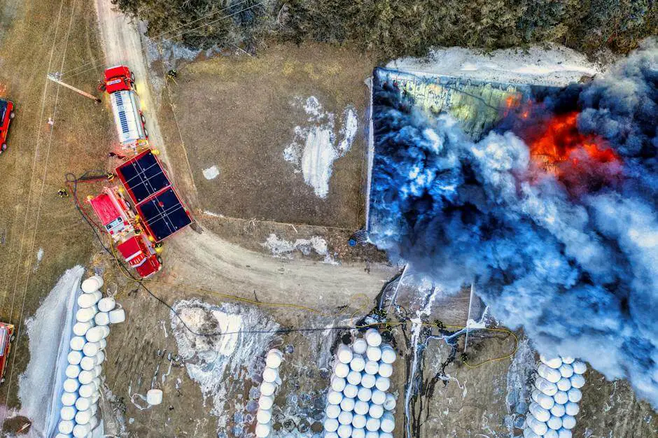 Image of drones in action, showing their importance in disaster response