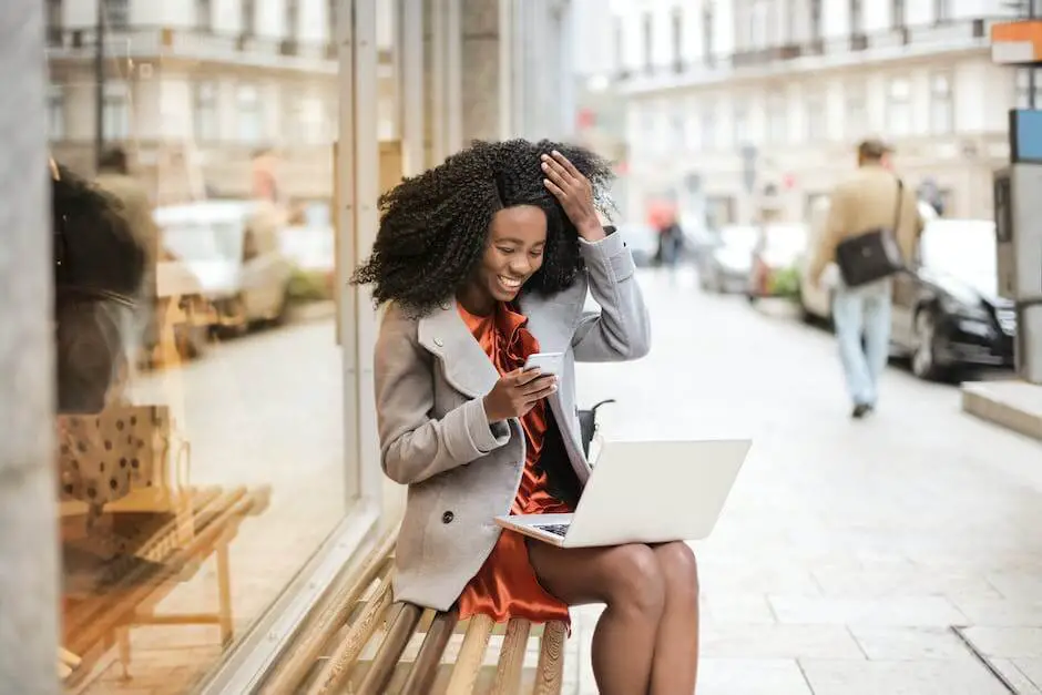 Illustration of a person browsing a mobile shopping app on a smartphone